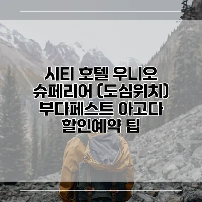 시티 호텔 우니오 슈페리어 (도심위치) 부다페스트 아고다 할인예약 팁